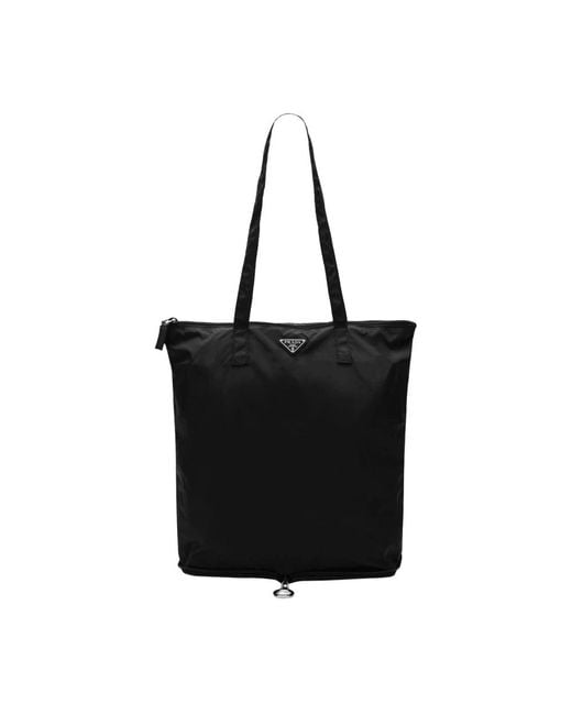 Prada Black Shopping Bags