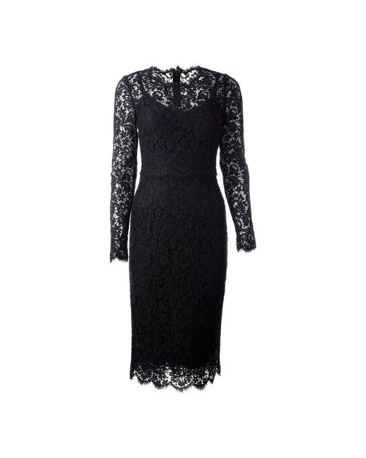 Dolce & Gabbana Black Midi Dresses