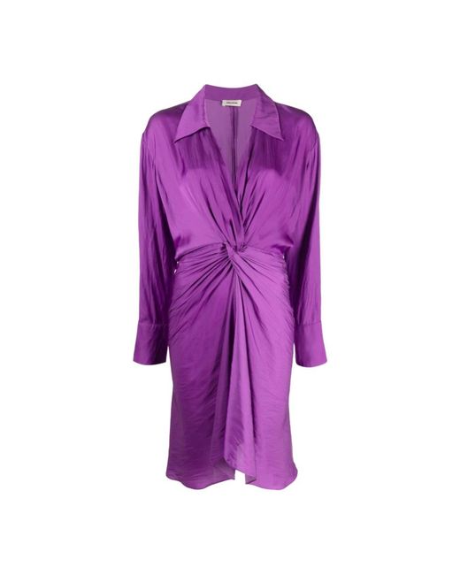 Zadig & Voltaire Purple Shirt Dresses