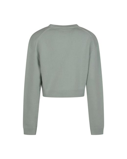 Acne Green V-Neck Knitwear