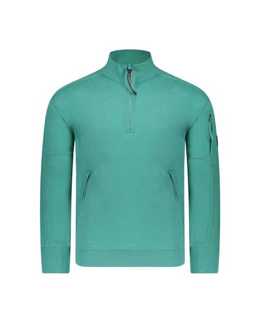 C P Company Grüner baumwoll-sweatshirt 31 kollektion in Green für Herren