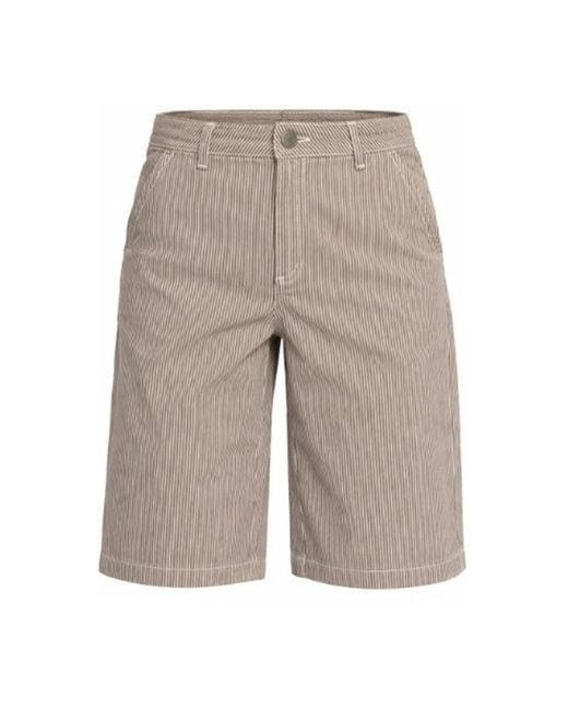 2-Biz Gray Bermudas