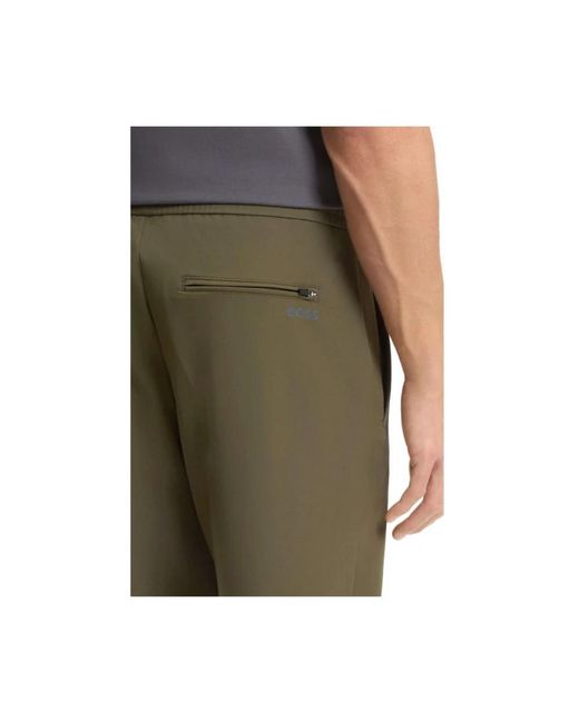 HUGO Green Straight Trousers for men
