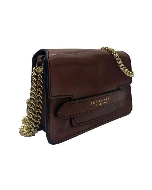 The Bridge Brown Lucrezia leder tasche