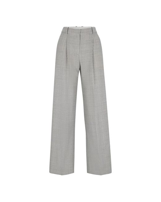Trousers > wide trousers Boss en coloris Gray