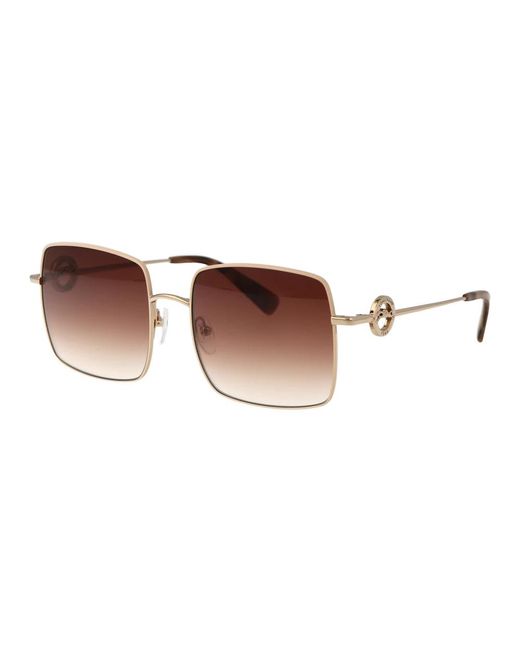 Longchamp Brown Stylische sonnenbrille lo162s