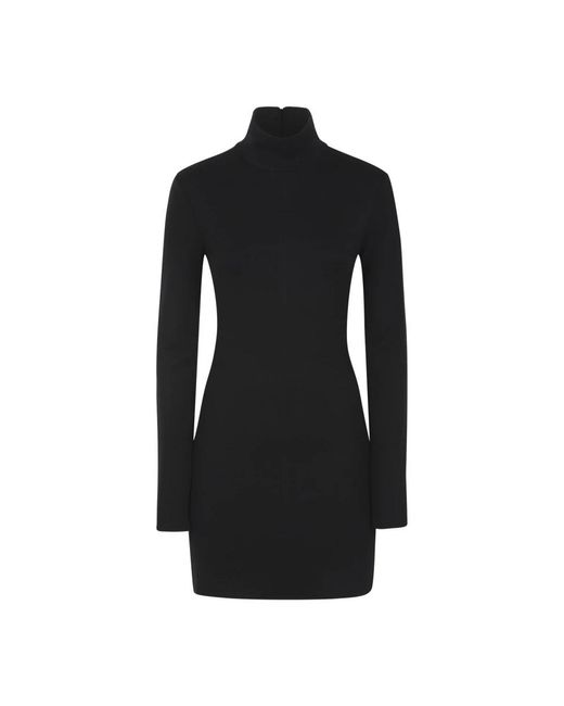 AMI Black Knitted Dresses