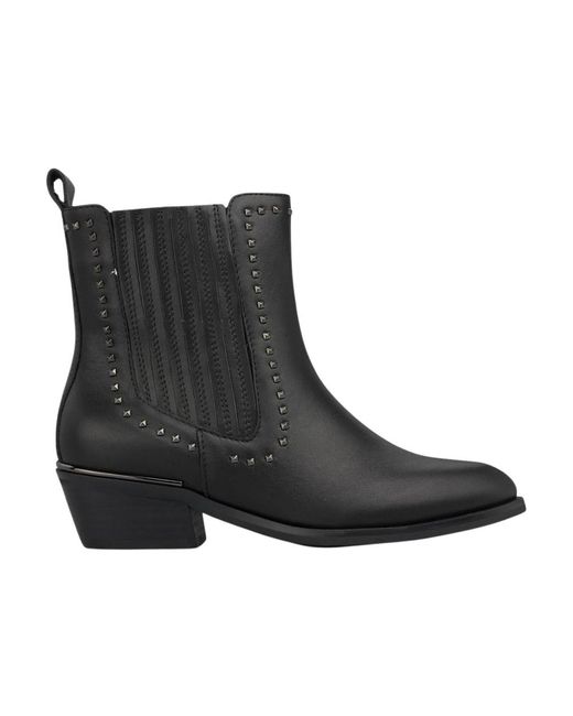 Alma En Pena. Black Cowboy & Biker Boots