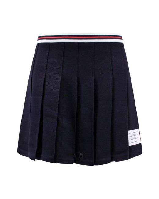 Thom Browne Blue Midi Skirts