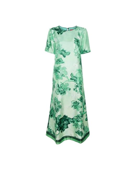 F.R.S For Restless Sleepers Green Maxi Dresses
