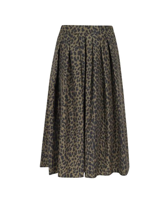 Midi Skirts Aspesi de color Gray