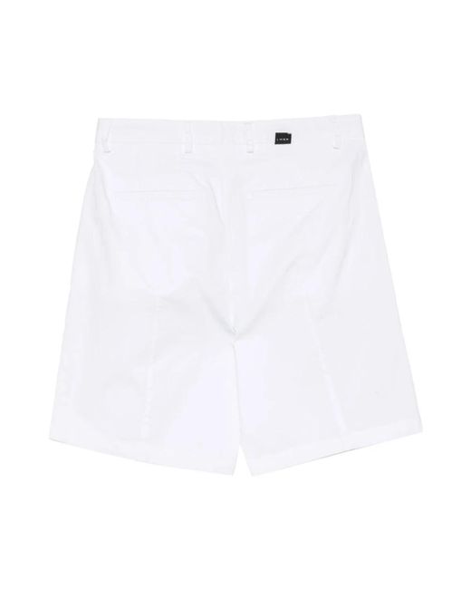 Low Brand White Casual Shorts for men