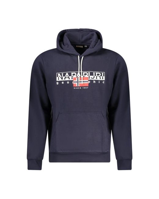 Hoodies di Napapijri in Blue da Uomo