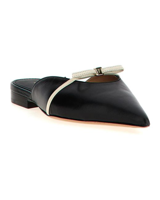 Ferragamo Black Mules