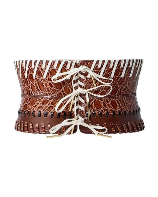 Dries Van Noten Brown Belts