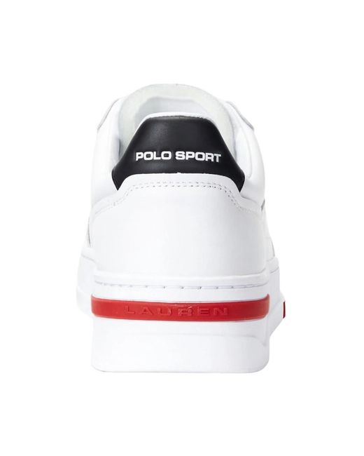 Polo Ralph Lauren Sneakers im lässigen stil für männer in White für Herren