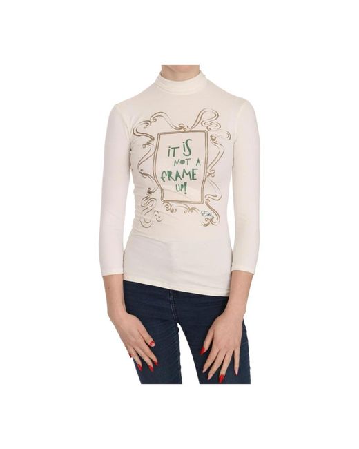 Exte White Long Sleeve T-Shirts
