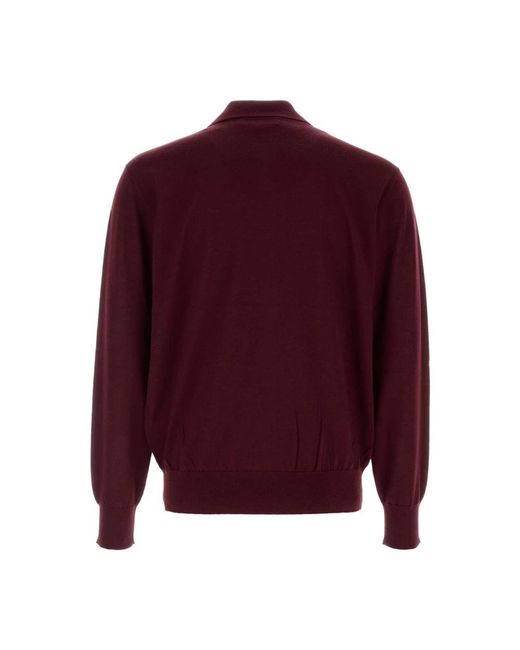 Dries Van Noten Red Polo Shirts for men