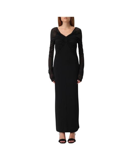 Max Mara Maxi Dresses in het Black