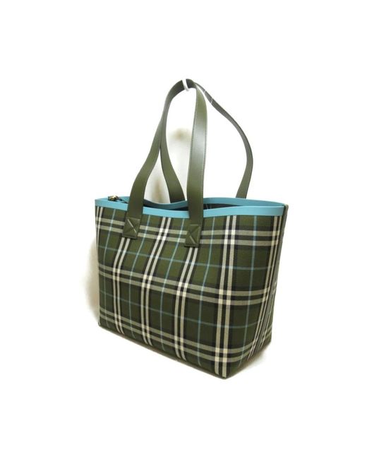 Burberry Green Tote Bags