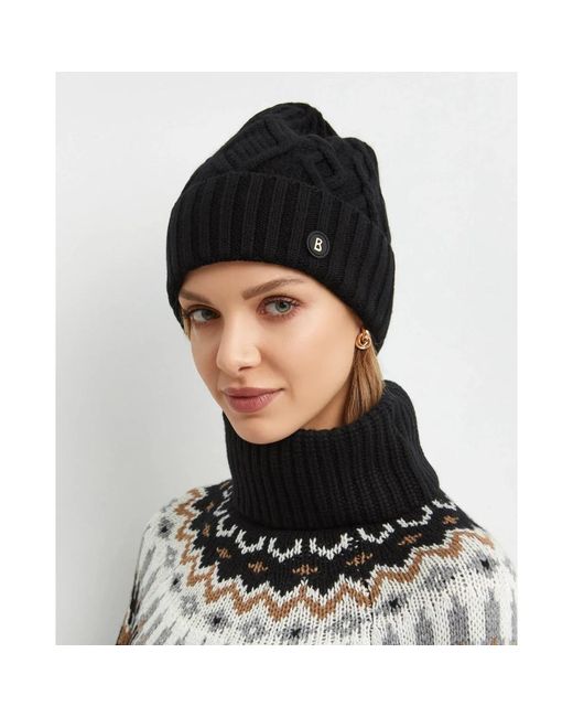 Bogner Black Beanies