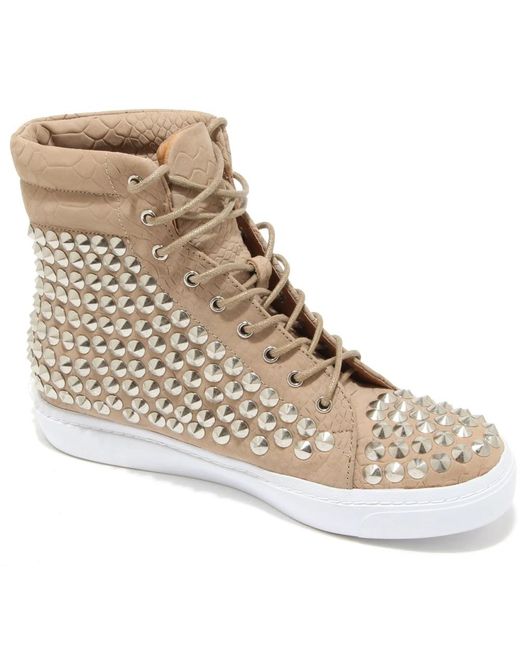 Jeffrey Campbell Natural Lace-Up Boots