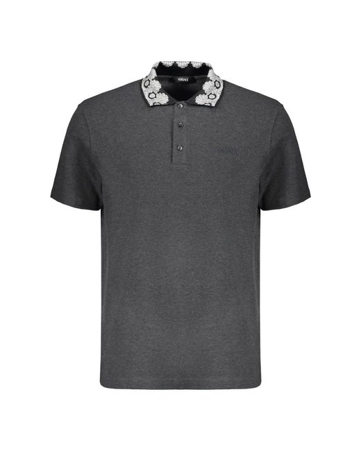 Polo Shirts Versace de hombre de color Gray