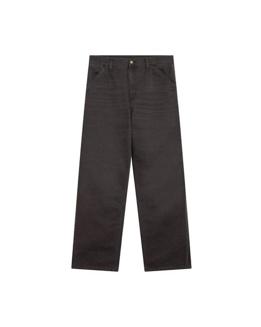 Carhartt Gray Straight Jeans for men