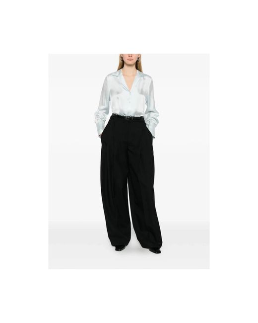 Anine Bing White Pale Long Sleeve Shirt