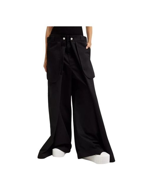 Jean Paul Gaultier Black Wide Trousers