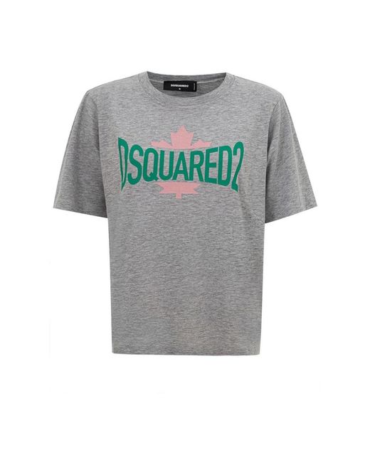 DSquared² T-Shirt Grigia Melange in het Gray