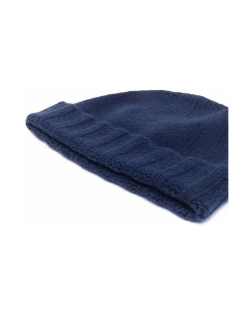 Drumohr Blue Beanies for men