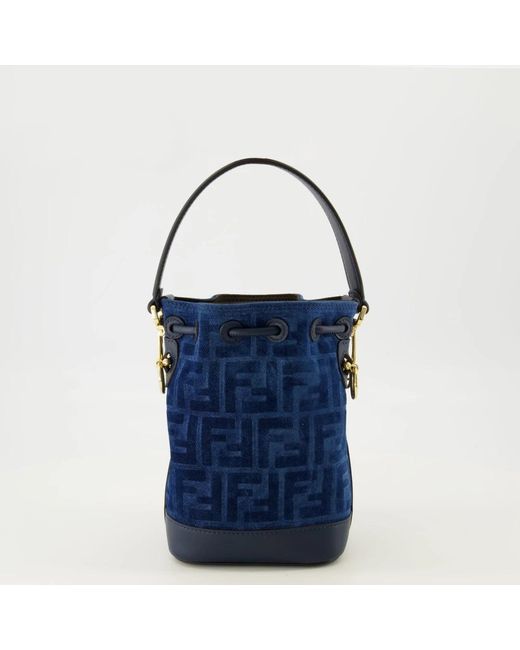 Fendi Blue Bucket Bags