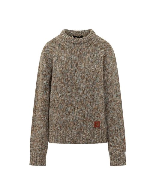 DSquared² Mouline Pullover in Gray für Herren