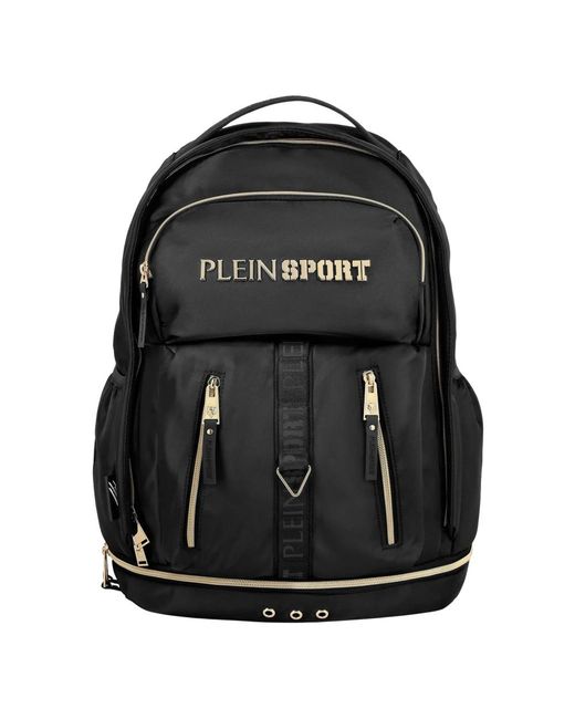 Philipp Plein Black Technischer Rucksack Ps