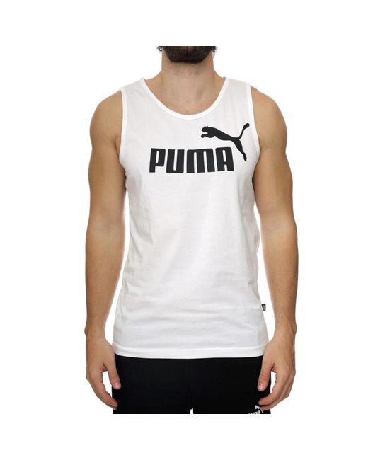 PUMA Canotta Ess in het White voor heren