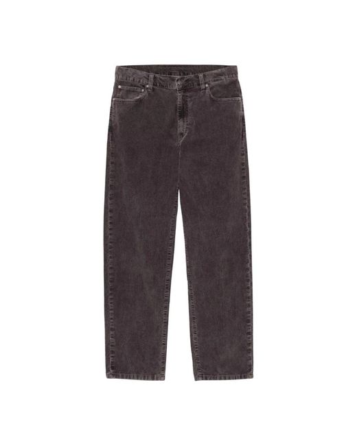 Carhartt Gray Straight Fit Jeans for men