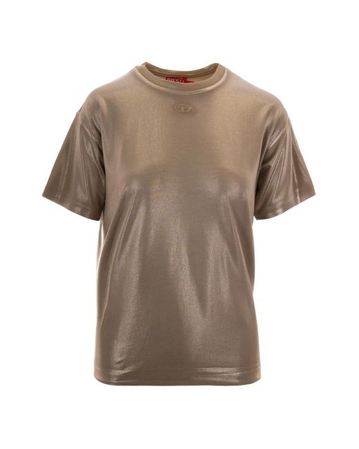 DIESEL Brown T-Shirts