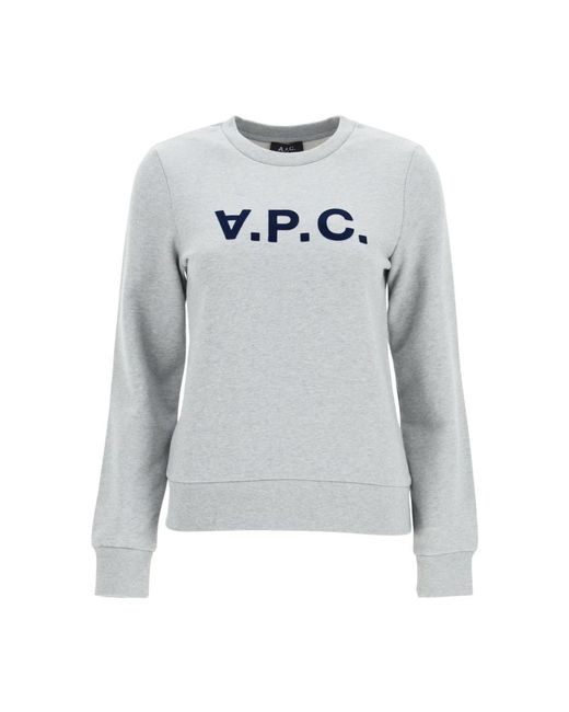 A.P.C. Gray Kapuzenpullover sweatshirt