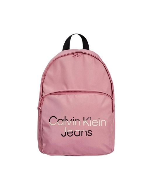 Calvin Klein Pink Backpacks