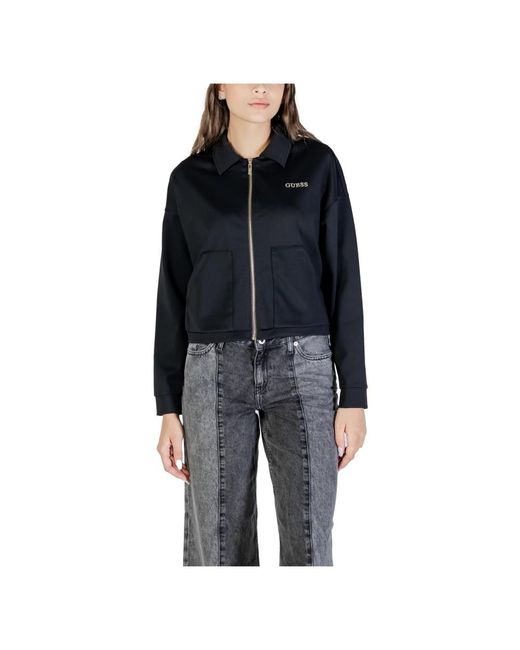 Guess Zip-Throughs in het Black