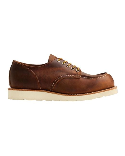 Red Wing Brown Laced Shoes for men