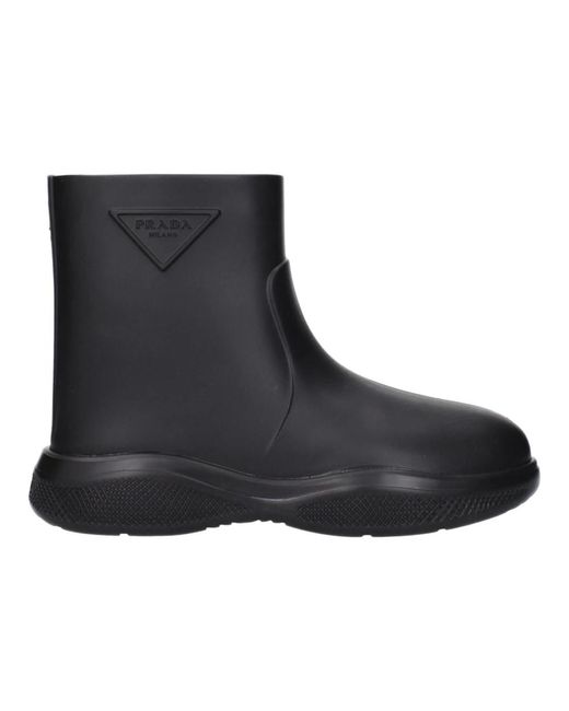 Prada Rain Boots in het Black
