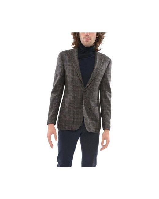 Corneliani Gray Blazers for men
