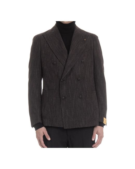 Tagliatore Black Blazers for men