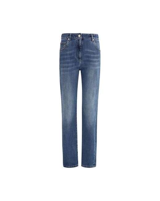 Brunello Cucinelli Blue Skinny Jeans