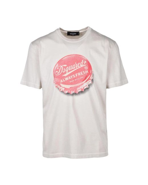 DSquared² Pink T-Shirts for men