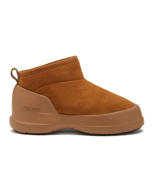 Moon Boot Brauner wildleder stiefel in Brown für Herren