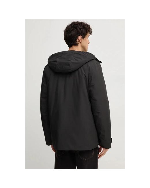 Winter Jackets Geox de hombre de color Black