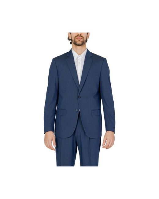 Antony Morato Jassen ,Blauw ,Polyester Blauwe Polyester Blazer in het Blue voor heren